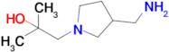 1-[3-(aminomethyl)pyrrolidin-1-yl]-2-methylpropan-2-ol