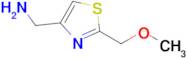 [2-(methoxymethyl)-1,3-thiazol-4-yl]methanamine