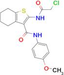 2-(2-Chloroacetamido)-n-(4-methoxyphenyl)-4,5,6,7-tetrahydro-1-benzothiophene-3-carboxamide