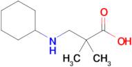 3-(Cyclohexylamino)-2,2-dimethylpropanoic acid