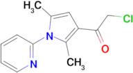 2-Chloro-1-[2,5-dimethyl-1-(pyridin-2-yl)-1h-pyrrol-3-yl]ethan-1-one