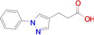 3-(1-Phenyl-1h-pyrazol-4-yl)propanoic acid
