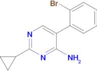 5-(2-Bromophenyl)-2-cyclopropylpyrimidin-4-amine