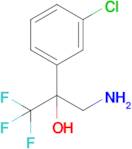 3-Amino-2-(3-chlorophenyl)-1,1,1-trifluoropropan-2-ol