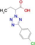 2-[5-(4-chlorophenyl)-2h-1,2,3,4-tetrazol-2-yl]butanoic acid