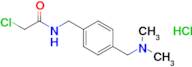 2-Chloro-n-({4-[(dimethylamino)methyl]phenyl}methyl)acetamide hydrochloride