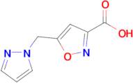 5-[(1h-pyrazol-1-yl)methyl]-1,2-oxazole-3-carboxylic acid