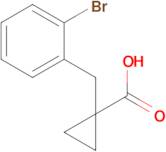 1-[(2-bromophenyl)methyl]cyclopropane-1-carboxylic acid