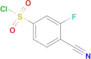 4-Cyano-3-fluorobenzene-1-sulfonyl chloride