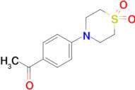 4-(4-Acetylphenyl)-1lambda6-thiomorpholine-1,1-dione