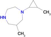 6-Methyl-1-(2-methylcyclopropyl)-1,4-diazepane