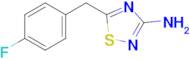 5-[(4-fluorophenyl)methyl]-1,2,4-thiadiazol-3-amine