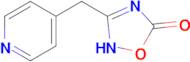 3-[(pyridin-4-yl)methyl]-2,5-dihydro-1,2,4-oxadiazol-5-one