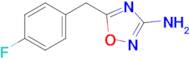 5-[(4-fluorophenyl)methyl]-1,2,4-oxadiazol-3-amine