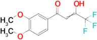 1-(3,4-dimethoxyphenyl)-4,4,4-trifluoro-3-hydroxybut-2-en-1-one