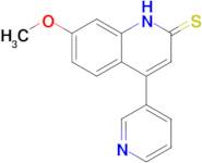 7-methoxy-4-(pyridin-3-yl)-1,2-dihydroquinoline-2-thione