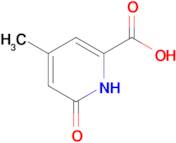 4-methyl-6-oxo-1,6-dihydropyridine-2-carboxylic acid