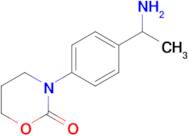 3-[4-(1-aminoethyl)phenyl]-1,3-oxazinan-2-one
