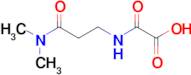 {[2-(dimethylcarbamoyl)ethyl]carbamoyl}formic acid