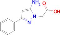 2-(5-Amino-3-phenyl-1h-pyrazol-1-yl)acetic acid