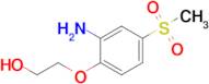 2-(2-Amino-4-methanesulfonylphenoxy)ethan-1-ol