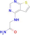 2-({thieno[2,3-d]pyrimidin-4-yl}amino)acetamide