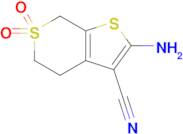 2-Amino-6,6-dioxo-4h,5h,7h-6lambda6-thieno[2,3-c]thiopyran-3-carbonitrile
