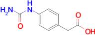 2-[4-(carbamoylamino)phenyl]acetic acid