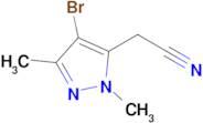 2-(4-Bromo-1,3-dimethyl-1h-pyrazol-5-yl)acetonitrile