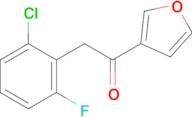 2-(2-Chloro-6-fluorophenyl)-1-(furan-3-yl)ethan-1-one