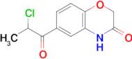 6-(2-Chloropropanoyl)-3,4-dihydro-2h-1,4-benzoxazin-3-one