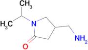 4-(Aminomethyl)-1-(propan-2-yl)pyrrolidin-2-one