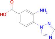 3-Amino-4-(1h-1,2,4-triazol-1-yl)benzoic acid