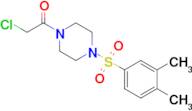 2-Chloro-1-[4-(3,4-dimethylbenzenesulfonyl)piperazin-1-yl]ethan-1-one