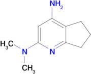 n2,n2-Dimethyl-5h,6h,7h-cyclopenta[b]pyridine-2,4-diamine