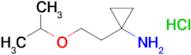 1-[2-(propan-2-yloxy)ethyl]cyclopropan-1-amine hydrochloride