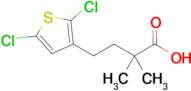 4-(2,5-Dichlorothiophen-3-yl)-2,2-dimethylbutanoic acid