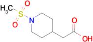 2-(1-Methanesulfonylpiperidin-4-yl)acetic acid