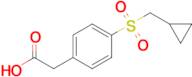 2-(4-Cyclopropylmethanesulfonylphenyl)acetic acid