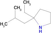 2-Ethyl-2-(2-methylpropyl)pyrrolidine