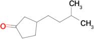 3-(3-Methylbutyl)cyclopentan-1-one