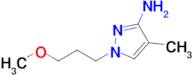 1-(3-Methoxypropyl)-4-methyl-1h-pyrazol-3-amine