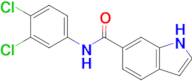 n-(3,4-Dichlorophenyl)-1h-indole-6-carboxamide