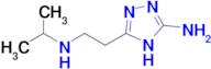 5-{2-[(propan-2-yl)amino]ethyl}-4H-1,2,4-triazol-3-amine