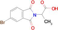 2-(5-Bromo-1,3-dioxo-2,3-dihydro-1h-isoindol-2-yl)propanoic acid