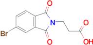 3-(5-Bromo-1,3-dioxo-2,3-dihydro-1h-isoindol-2-yl)propanoic acid