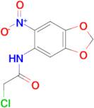 2-Chloro-n-(6-nitro-1,3-dioxaindan-5-yl)acetamide