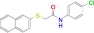 n-(4-Chlorophenyl)-2-(naphthalen-2-ylsulfanyl)acetamide