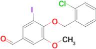 4-[(2-chlorobenzyl)oxy]-3-iodo-5-methoxybenzaldehyde