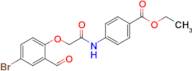 ethyl 4-([(4-bromo-2-formylphenoxy)acetyl]amino)benzoate